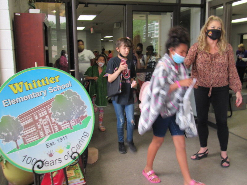 Students, staff bid farewell to Whittier Elementary School